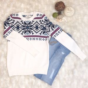 Abercrombie Kids Snow graphic sweater ❄ size 11/12